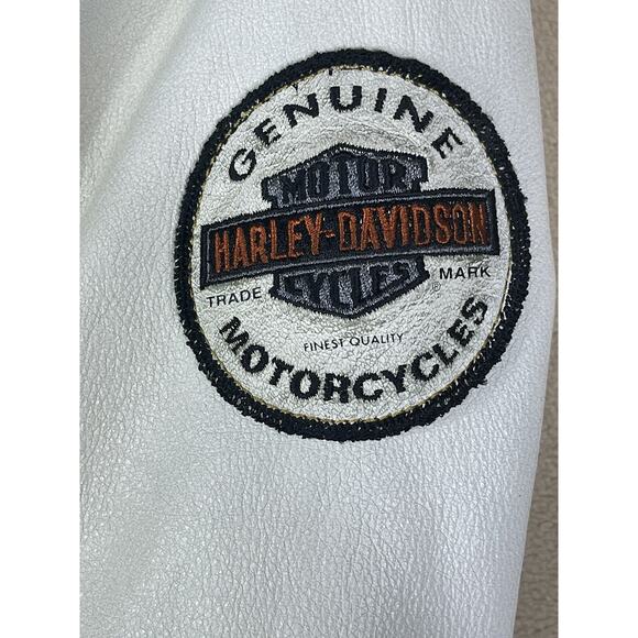 Harley Davidson Jacket Womens M Brown Rallyrunner Leather Hooded 3 in 1 Full Zip - Picture 4 of 16